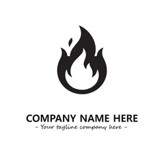 Fire Logo Company Design Illustration Vector Graphic Image
