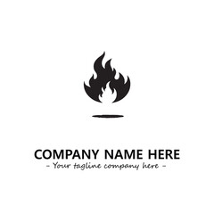 Fire Logo Company Design Illustration Vector Graphic Image
