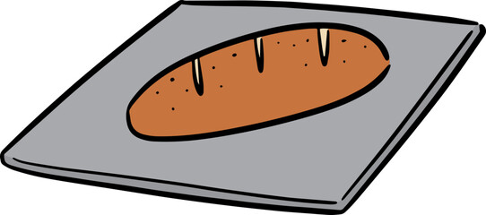Illustration of oven tray
