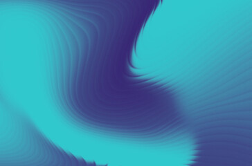 Trendy wavy design in 00s style. Creative blue backdrope