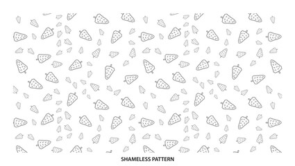Abstract Shapes Artfully Arranged in White Background Design Pattern