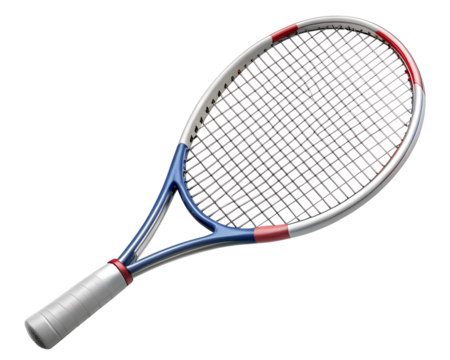 tennis racket and ball isolated on white background.  PNG Transparent file type with High Definition  Quality