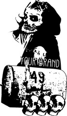Urban streetwear Aesthetic typography text vector graphic design