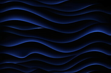 Fototapeta premium dark blue waves texture background