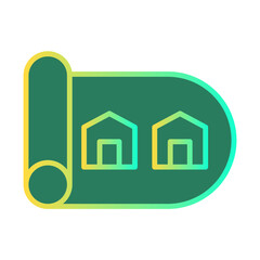 Building Plans icon design