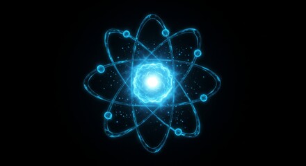 Abstract representation of an atom (3)