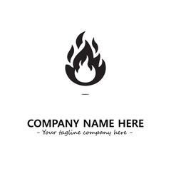 Fire Logo Company Design Illustration Vector Graphic Image