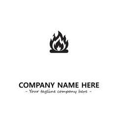 Fire Logo Company Design Illustration Vector Graphic Image