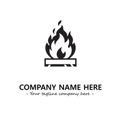 Fire Logo Company Design Illustration Vector Graphic Image