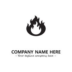 Fire Logo Company Design Illustration Vector Graphic Image