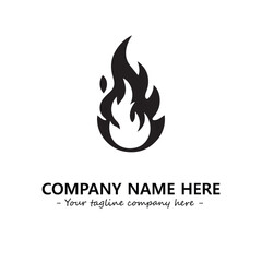 Fire Logo Company Design Illustration Vector Graphic Image