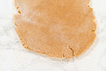 Step by step preparation of Amber Gingerbread Cookies from dough to delicious holiday treats