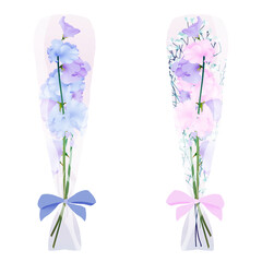 スイートピーのブーケ