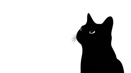 Dramatic Cat Vector Illustration Flat Graphic Design Feline in Peril Intense Emotion Cartoon Animal Character Expressive Kitty Digital Art
