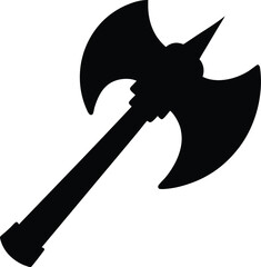 viking battle axe silhouette 