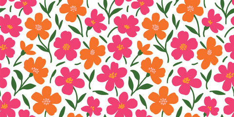 Floral
Freehand seamless pattern with abstract lines, perfect for fashion design, fabric, wallpaper and print. on a white background