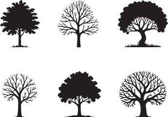 tree, nature, vector, branch, silhouette, plant, leaf, illustration, design, art, autumn, season, spring, wood, trunk, black, summer, drawing, forest, flower, garden, decoration, environment, single, 