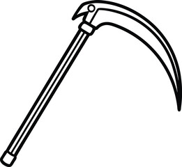 scythe silhouette  