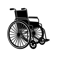 Fototapeta premium wheelchair vector illustration vector art