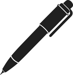 pen isolated silhouette 