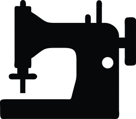 old sewing machine silhouette