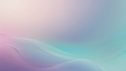 Naklejka premium Ethereal Pastel Gradient Background Soft Pink, Lavender, Blue and Teal Abstract Blurred Design