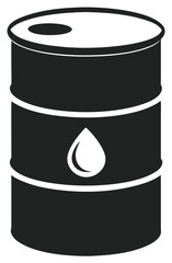 oil barrel silhouette