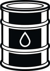 oil barrel silhouette