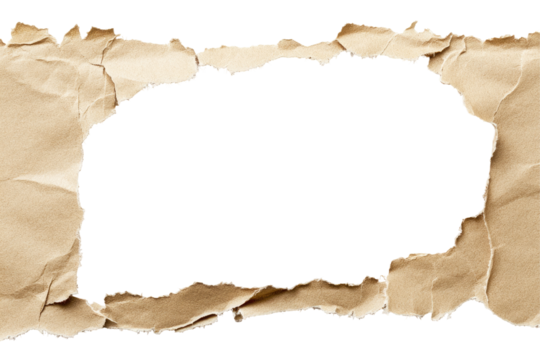 Ripped paper frame