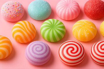 Obraz premium Delicious colourful candies 