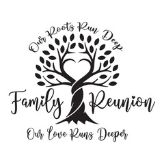 Family Reunion vector design, Family Tree sign, Family vacation t-shirt design, Family Roots, Making memories together family vector text	
