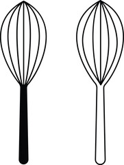 kitchen tools icon set. Kitchenware collection flat and line vector isolated transparent . Lots of kitchen tools utensils cutlery. Web page design template Poster banner web UI mobile phone apps.