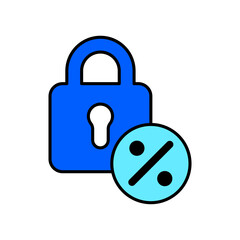 Icon a fixed rate, isolated against a clean background.