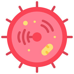 cell vector flat icon