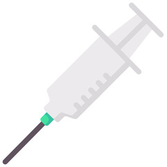 syringe vector flat icon