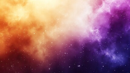 Obraz premium Colorful cosmic nebula with scattered stars.