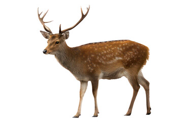 Obraz premium deer isolated on white background