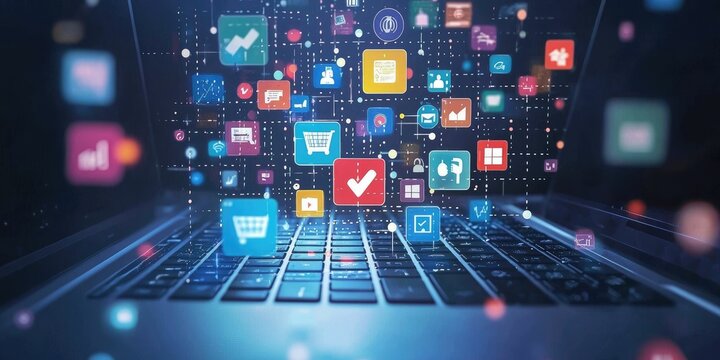 Digital marketing professional analyzing metrics and insights for ads and conversions