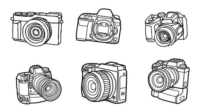 Set of camera element 