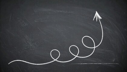 Growth trends in business strategies corporate environment infographic representation motivational perspective