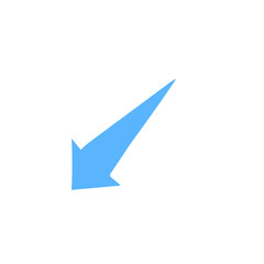 blue arrow vector design