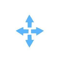 blue arrow vector design