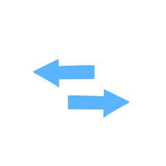 blue arrow vector design