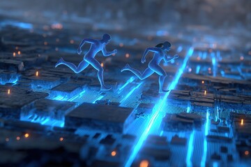 The human model that is running on the processor.