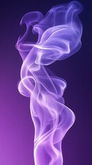 Obraz premium Abstract purple smoke art