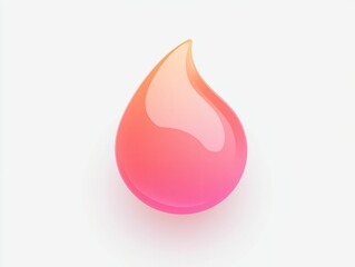 Pink Liquid Drop