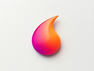 Fototapeta premium Gradient Drop