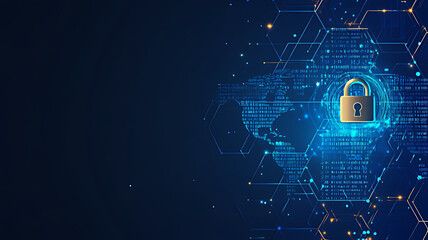 Global Cybersecurity Network Protection Digital Security