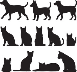 &ldquo;Dog Vector Bundle | Cute Dog SVGs, Clipart, Silhouettes & Pet Illustrations for T-Shirts, Stickers & Crafts&rdquo;