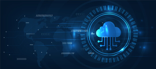 cloud technology make business data processing easy,  artificial intelligence cloud computing technology